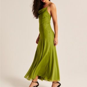 Abercrombie & Fitch Cowl Neck Maxi Dress